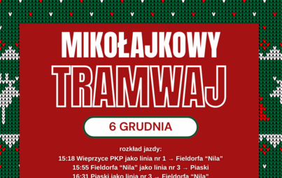 Zdjęcie do Mikołajkowy Tramwaj dnia 6 grudnia 2025 r. 